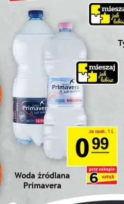 Woda źródlana Primavera niegazowana promocja w Gram Market