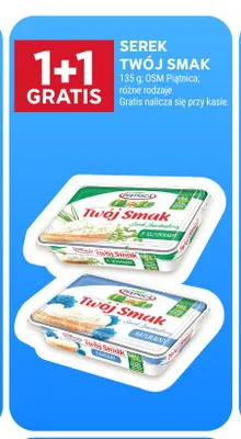 Serek Twój Smak naturalny Piątnica promocja w Stokrotka