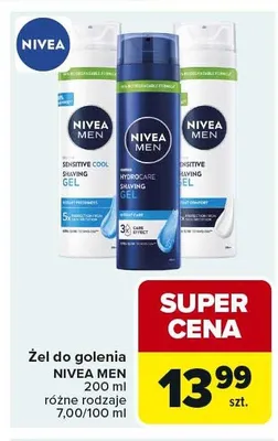 Żel do golenia Nivea Men promocja w Carrefour