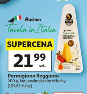 Parmigiano Reggiano Włochy promocja w Auchan