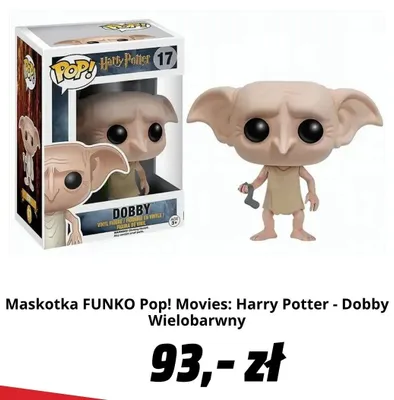 Figurka Funko Pop! Movies Harry Potter Dobby Wielobarwny promocja w Media Markt