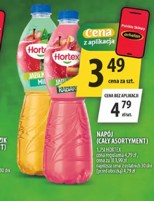 Napój Hortex promocja w Arhelan