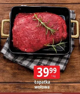 Łopatka wołowa promocja w Leclerc