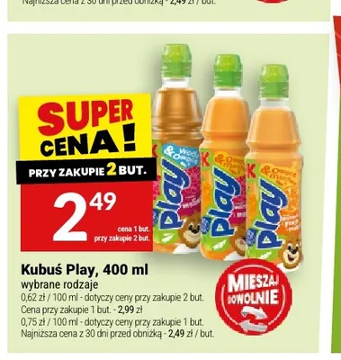Napój Kubuś Play promocja w Twój Market