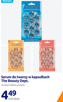 Serum do twarzy w kapsułkach Illuminating & Glowing The Beauty Dept. promocja w Action