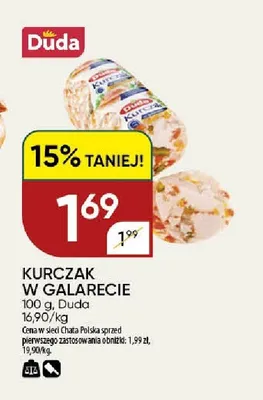Kurczak w galarecie Duda promocja w Chata Polska
