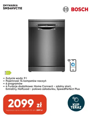 Zmywarka Bosch SMS4HVC11E promocja w Max Elektro