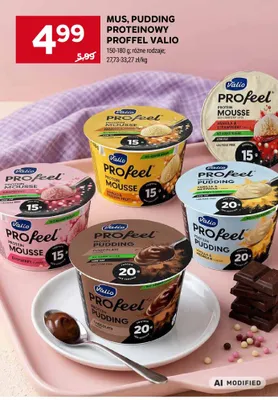 Pudding proteinowy Valio PROfeel czekoladowy promocja w Stokrotka