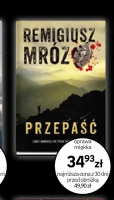 Książka Remigiusz Mróz Przepaść oprawa miękka promocja w Empik