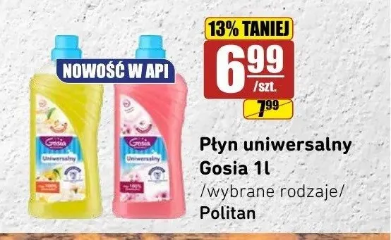 Płyn uniwersalny Gosia promocja w API Market