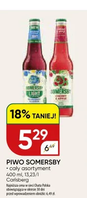 Piwo Somersby Light promocja w Chata Polska