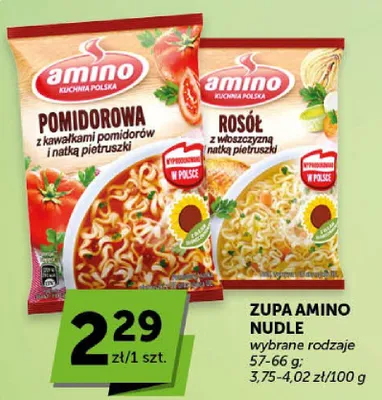 Nudle wybrane rodzaje promocja w Euro Sklep