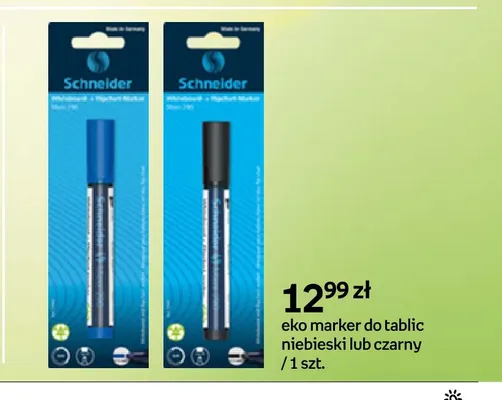 Eko marker do tablic Schneider niebieski promocja w Empik