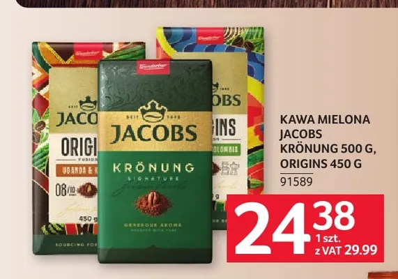 Kawa mielona Jacobs Krönung promocja w Selgros