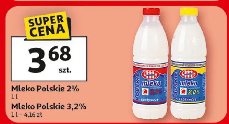 Mleko Polskie 3,2% Mlekovita promocja w Auchan