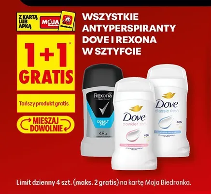 Antyperspirant w sztyfcie Dove Classic Fresh promocja w Biedronka