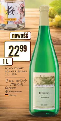 Wino Schmitt Sohne Riesling promocja w Dino