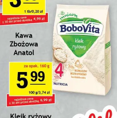 Kleik ryżowy BoboVita promocja w Gram Market