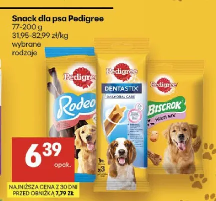 Snack dla psa Pedigree DentaStix promocja w Delikatesy Centrum