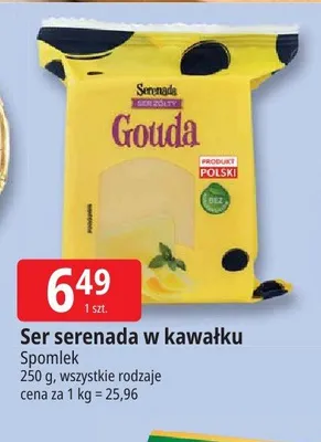 Ser Serenada w kawałku Spomlek promocja w Leclerc