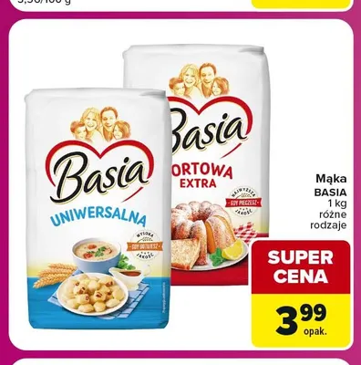 Mąka Basia Uniwersalna promocja w Carrefour Express