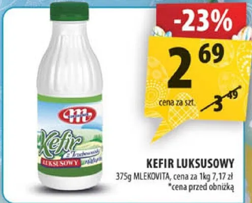Kefir luksusowy promocja w Arhelan