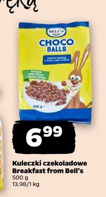 Kuleczki czekoladowe Breakfast from Bell's promocja w Netto