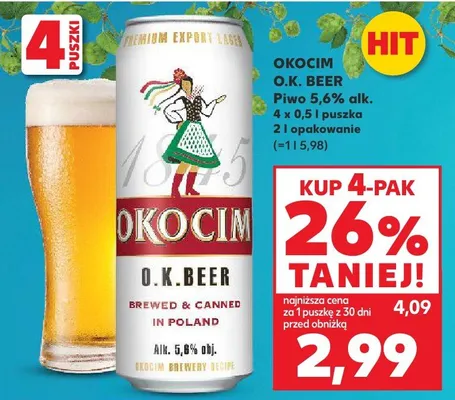 Piwo promocja w Kaufland