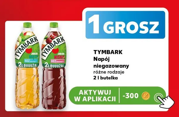 Napój niegazowany Tymbark jabłko mięta promocja w Kaufland