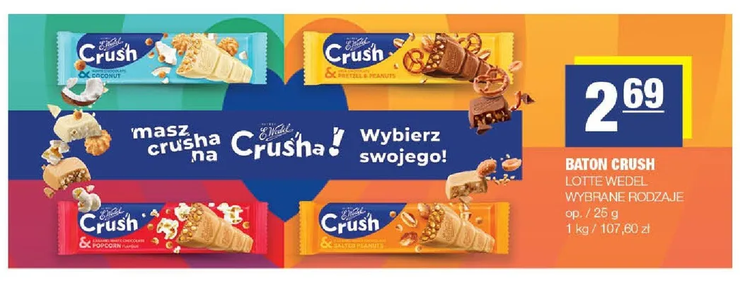 Baton Crush Salted Peanuts promocja w SPAR