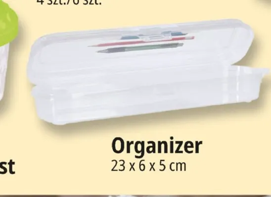 Organizer 23x6x5 cm promocja w Leclerc