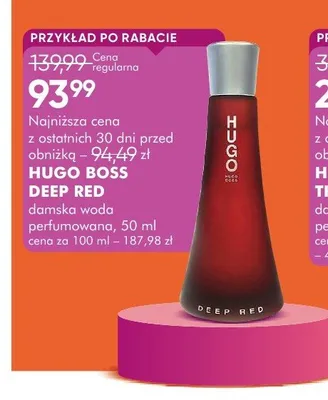 Perfumy Deep Red promocja w Super-Pharm