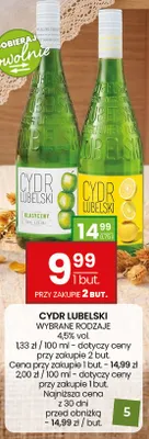 Cydr Lubelski wybrane rodzaje promocja w Twój Market