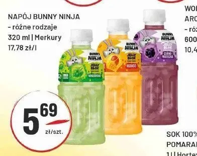 Napój Bunny Ninja Jelly Blox Berry promocja w Sedal