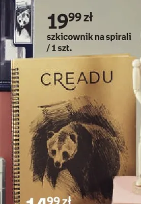 Szkicownik na spirali Creadu promocja w Empik