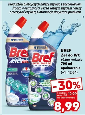 Żel do WC Bref różne rodzaje promocja w Kaufland