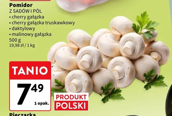 Pieczarka biała świeża Z Sadów i Pól promocja w Intermarche