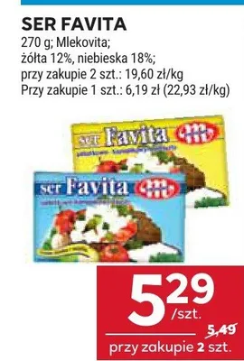 Ser favita promocja w Stokrotka