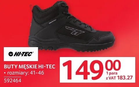Buty męskie Hi-Tec promocja w Selgros