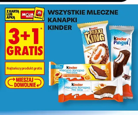Baton Kinder Pingui promocja w Biedronka