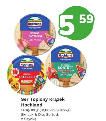 Ser topiony z szynką Hochland promocja w Limonka