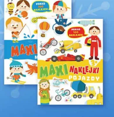 Książka Maxi Naklejki promocja w Biedronka