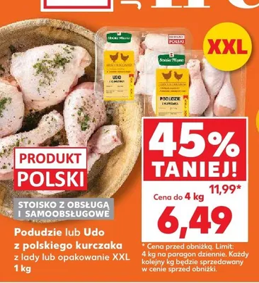 Udo z polskiego kurczaka z lady promocja w Kaufland