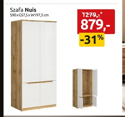 Szafa Nuis promocja w Black Red White