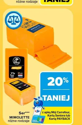 Ser Mimolette promocja w Carrefour Market