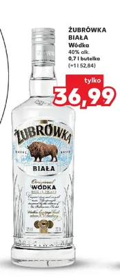 Wódka Żubrówka Biała promocja w Kaufland