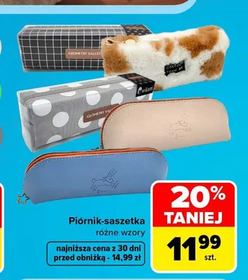 Piórnik saszetka promocja w Carrefour Market