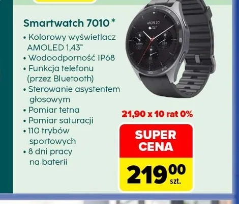 Smartwatch 7010 Hama promocja w Carrefour