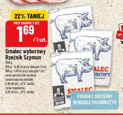 Smalec wyborowy Rzeźnik Szymon promocja w POLOmarket