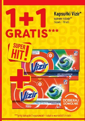 Kapsułki do prania Vizir Do Kolorów promocja w POLOmarket